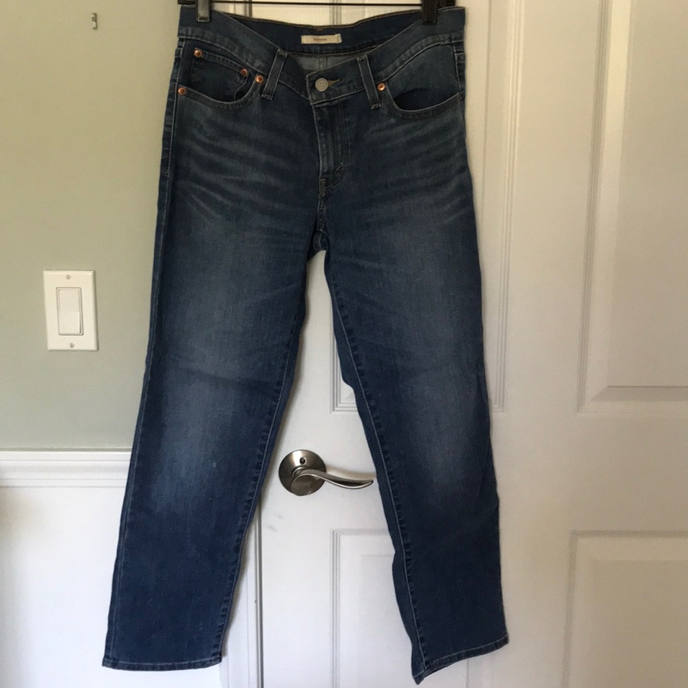 Levi’s, boyfriend jeans, size W27